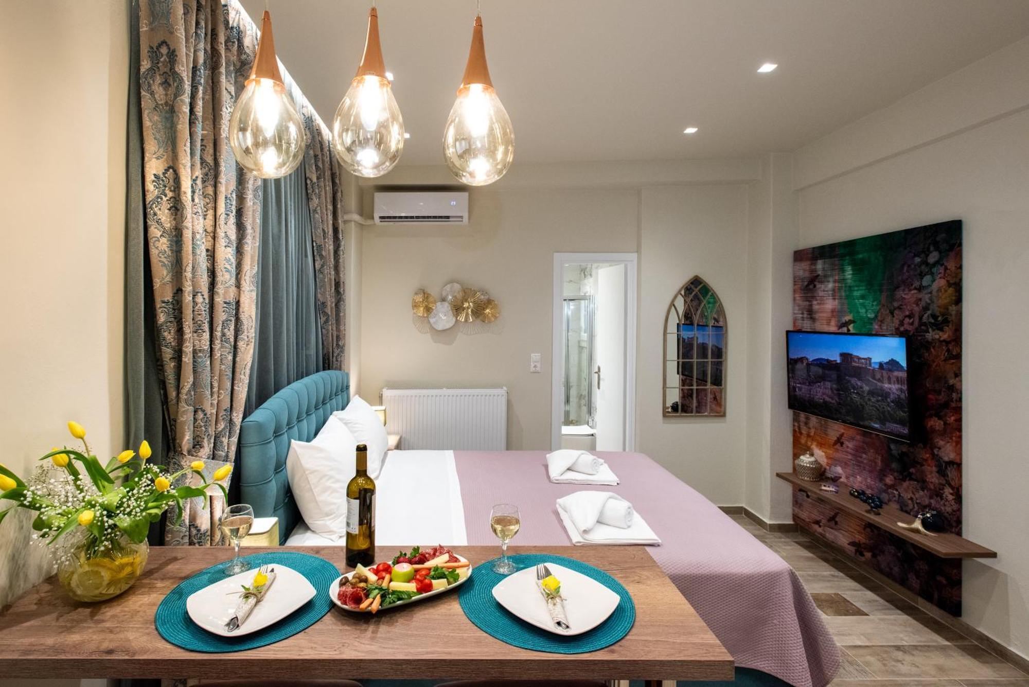 Blue Ark Romantic Studio Under Acropolis 雅典 外观 照片